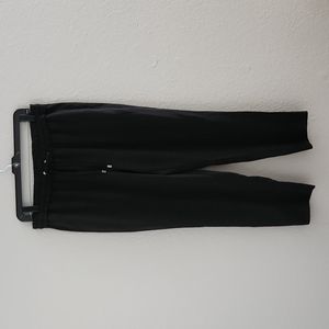 Zara- Drawstring Black Pants